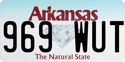 AR license plate 969WUT