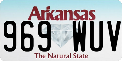 AR license plate 969WUV