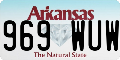 AR license plate 969WUW