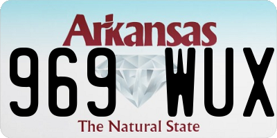 AR license plate 969WUX