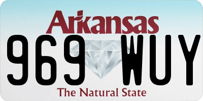 AR license plate 969WUY