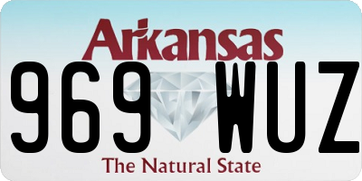 AR license plate 969WUZ