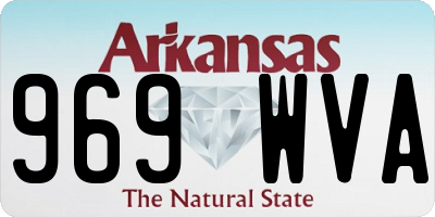 AR license plate 969WVA