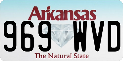 AR license plate 969WVD