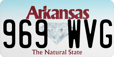 AR license plate 969WVG
