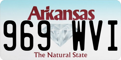 AR license plate 969WVI