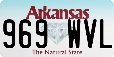 AR license plate 969WVL