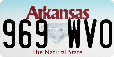 AR license plate 969WVO