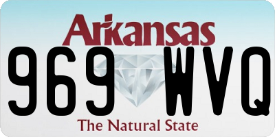 AR license plate 969WVQ