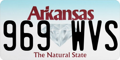 AR license plate 969WVS