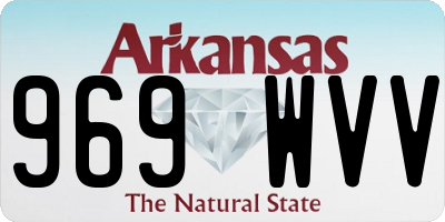 AR license plate 969WVV