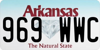 AR license plate 969WWC