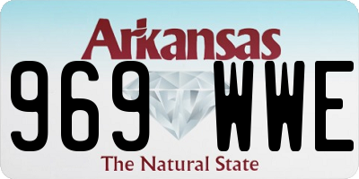 AR license plate 969WWE