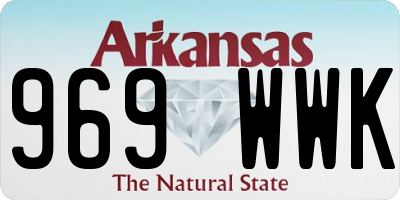 AR license plate 969WWK