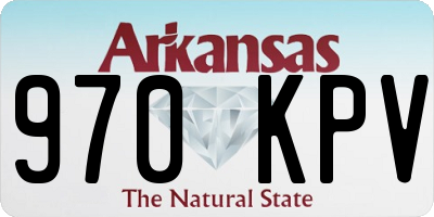 AR license plate 970KPV