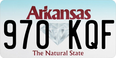 AR license plate 970KQF