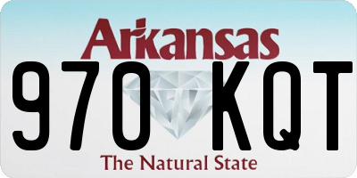 AR license plate 970KQT