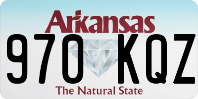 AR license plate 970KQZ