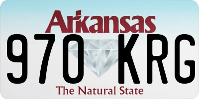 AR license plate 970KRG