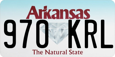 AR license plate 970KRL