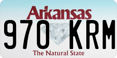 AR license plate 970KRM