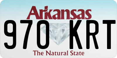 AR license plate 970KRT