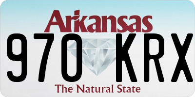 AR license plate 970KRX