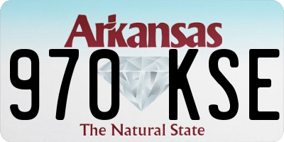 AR license plate 970KSE