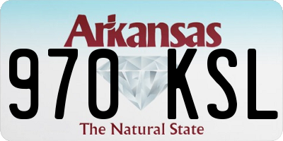 AR license plate 970KSL