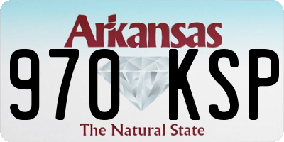 AR license plate 970KSP