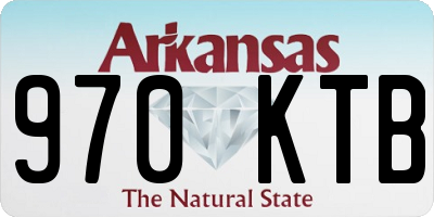 AR license plate 970KTB