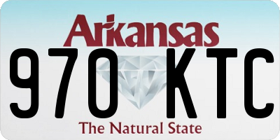 AR license plate 970KTC