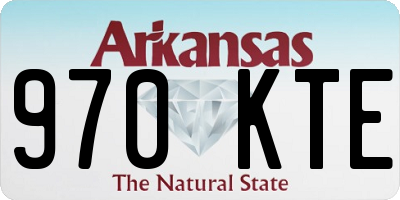 AR license plate 970KTE