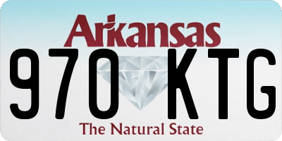 AR license plate 970KTG