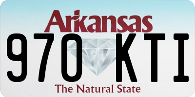 AR license plate 970KTI