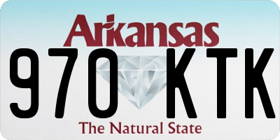 AR license plate 970KTK