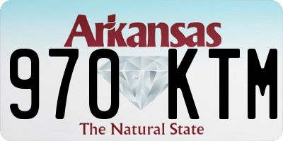 AR license plate 970KTM