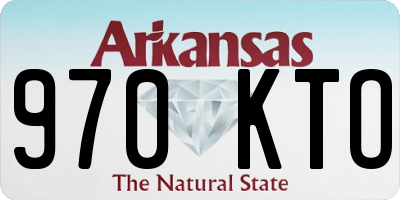 AR license plate 970KTO
