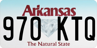 AR license plate 970KTQ