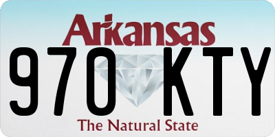 AR license plate 970KTY