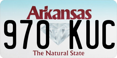 AR license plate 970KUC