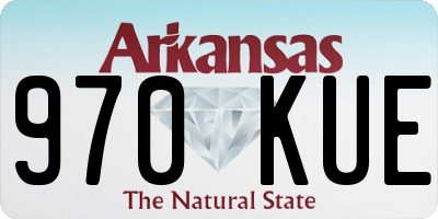 AR license plate 970KUE