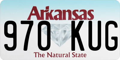 AR license plate 970KUG