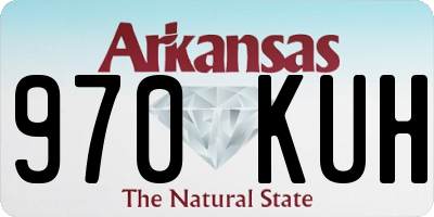 AR license plate 970KUH