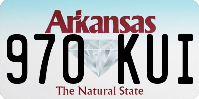 AR license plate 970KUI