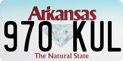 AR license plate 970KUL
