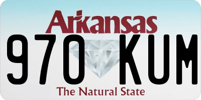 AR license plate 970KUM