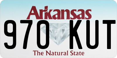AR license plate 970KUT