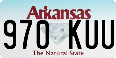 AR license plate 970KUU