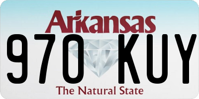 AR license plate 970KUY